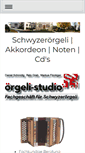Mobile Screenshot of oergeli-studio.ch